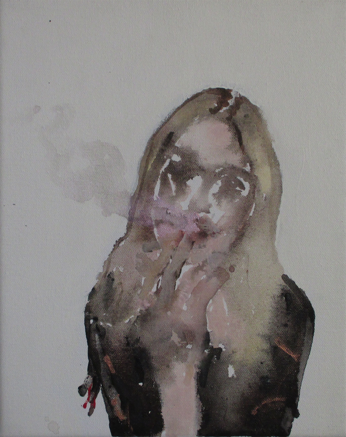 Smoke, schilderij door Lilian Eliens